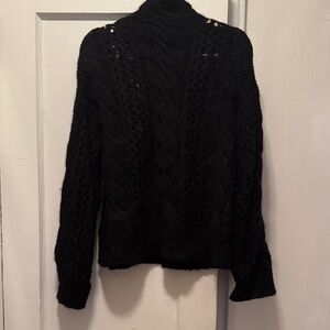 IRO Black Cowl Neck Sweater